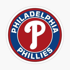 Phillies Round Sticker