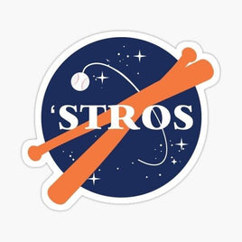 Astros Logo Sticker- MLB Baseball