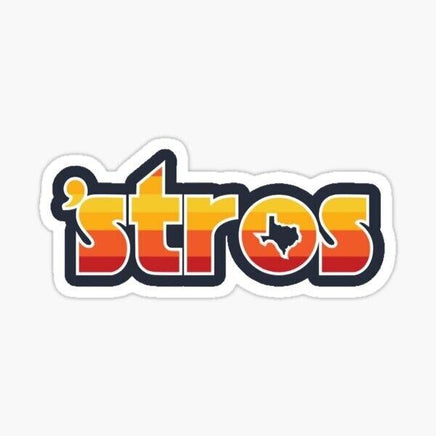 astros baseball - Astros - Sticker