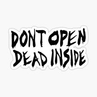 
              Don't open inside Walking Dead - Sticker
            