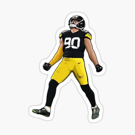 TJ 90 Pittsburgh Steelers Sticker