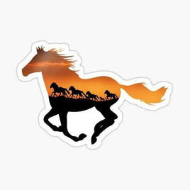 Running Horse Sticker