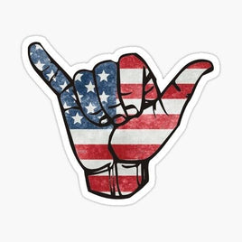 Rock on USA Sticker