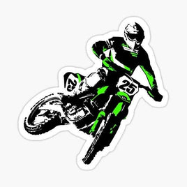 Motocross Racing Sticker