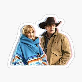 Beth and Dutton - Yellowstone - Sticker