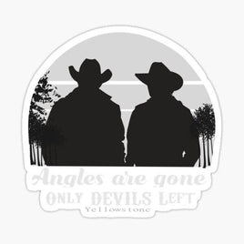 Angels are Gone Only Devils Left - Sticker