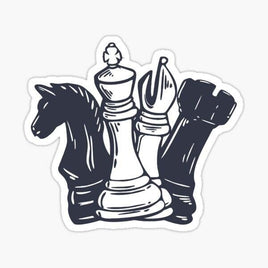 Chess Pieces - Sticker Apple