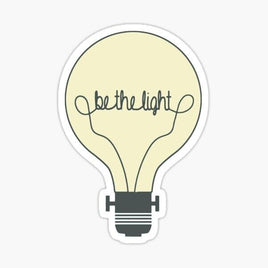 Be the Light - Sticker Apple