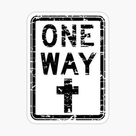 One Way - Sticker Apple