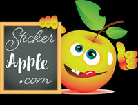 
              One Way - Sticker Apple
            