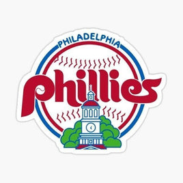 Phillies Bell - Sticker Apple- MLB Baseball