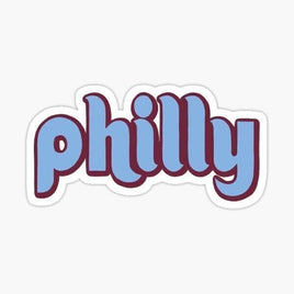 Philly - Sticker Apple- MLB Baseball