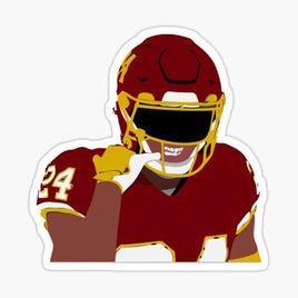 Washington Commanders Player- Sticker Apple