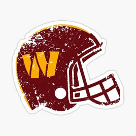 Washington Commanders Helmet - Sticker Apple