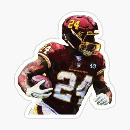 Washington Commanders #24 Player- Sticker Apple