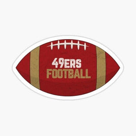 San Francisco 49er's - Football - Sticker Apple