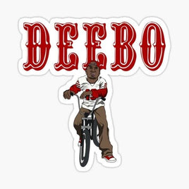 Deebo Low Rider Bike - San Francisco 49er's - Sticker Apple