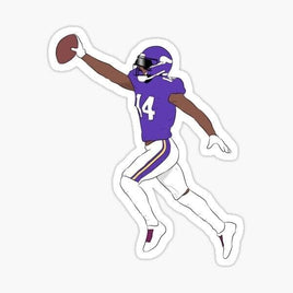 One Handed Miracle - Minnesota Vikings - Sticker Apple