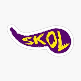 Skol - Minnesota Vikings - Sticker Apple