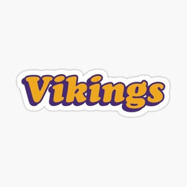 Vikings Bold - Minnesota Vikings - Sticker Apple