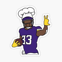 
              Chef Dalvin - Minnesota Vikings - Sticker Apple
            