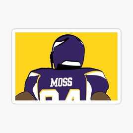 Randy Moss - Minnesota Vikings - Sticker Apple