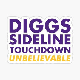 Diggs Touchdown Miracle - Minnesota Vikings - Sticker Apple