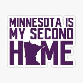 My Second Home - Minnesota Vikings - Sticker Apple