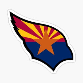 Cardinal Flag - Arizona Cardinals - Sticker Apple