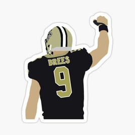 Drew Brees Nola - New Orleans Saints - Sticker Apple