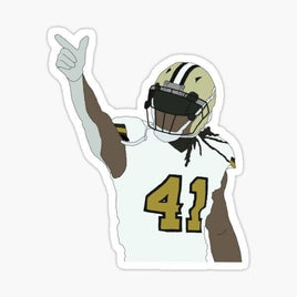 Alvin Kamara - New Orleans Saints - Sticker Apple