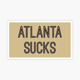 Atlanta Sucks - New Orleans Saints - Sticker Apple