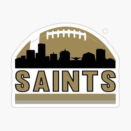 Vintage Saints - New Orleans Saints - Sticker Apple