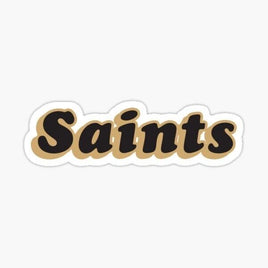 Saints Logo Bub - New Orleans Saints - Sticker Apple