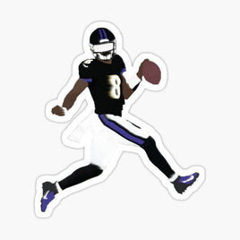 Lamar Jackson - New Orleans Saints - Sticker Apple