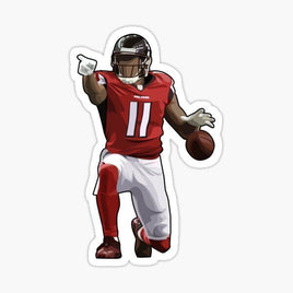 Julio Jones #11 First - Atlanta Falcons - NFL Football - Sports Decal - Sticker