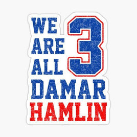 We Pray for Damar Hamlin - Buffalo Bills - NFL Football - Sports Decal - Sticker