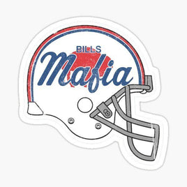 Mafia Helmet - Buffalo Bills - NFL Football - Sports Decal - Sticker