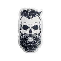 
              Vintage Hipster Skeleton Bearded Sticker
            